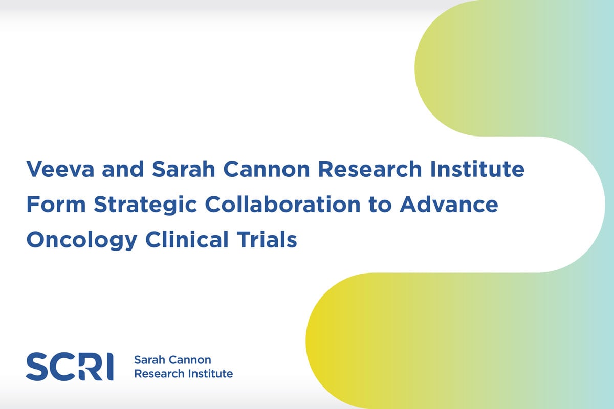 Veeva and Sarah Cannon Research Institute Form Strategic Collaboration  to Advance Oncology Clinical Trials